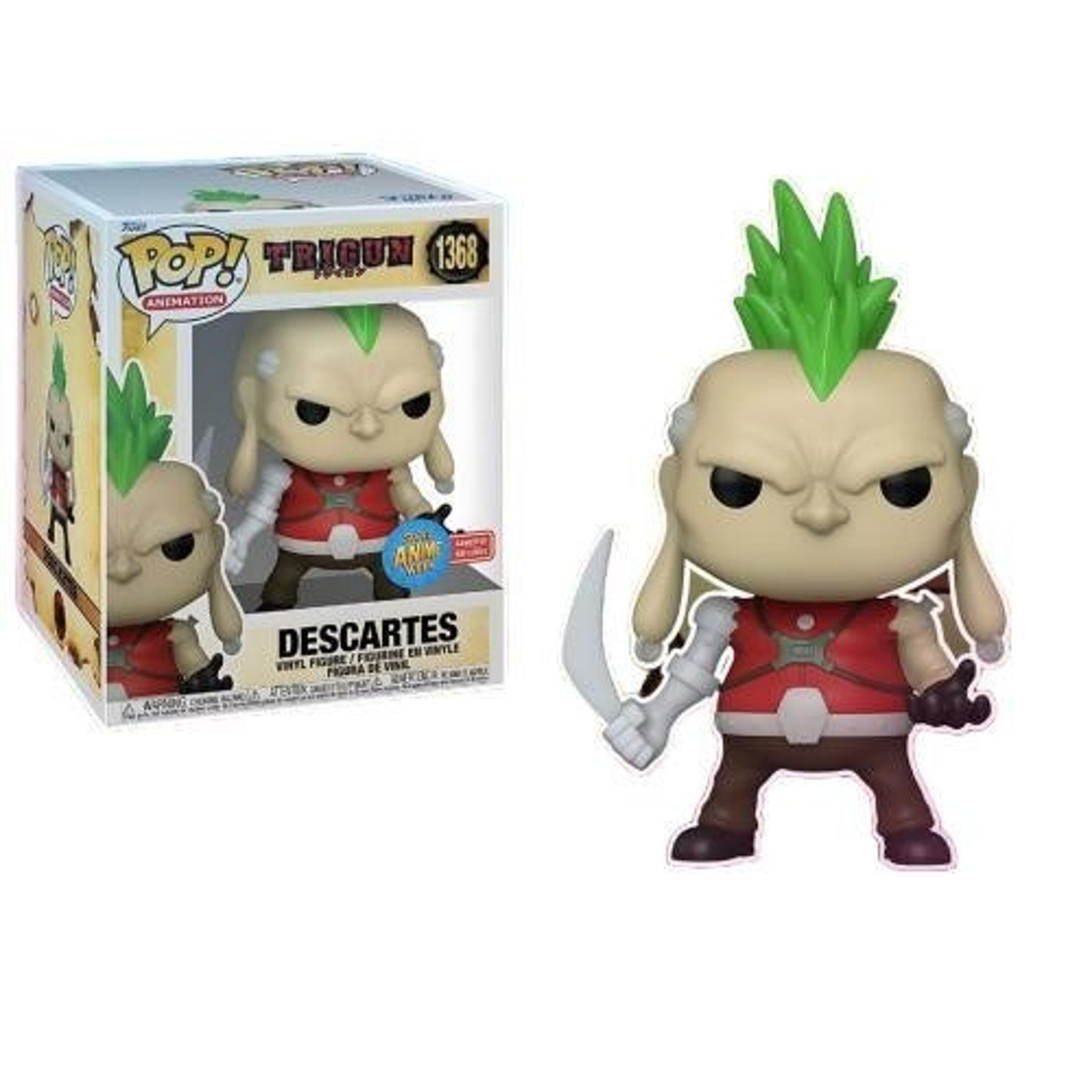 Funko Pop! Vinyl Super 6 in: Trigun - Descartes - GameStop (Exclusive) #1368